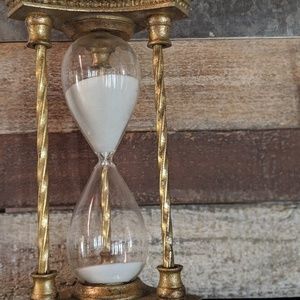 Gold Antique Hour Glass